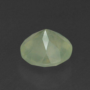 1,95 ctw natürlicher grüner Prehnit, Transparent, Transparent / Lichtdurchlässig