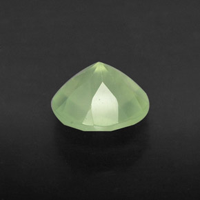 1,83 ctw natürlicher grüner Prehnit, Transparent, Transparent / Lichtdurchlässig