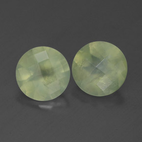  ct natürliche grüner Prehnit-Edelsteine, Transparent, Transparent / Lichtdurchlässig