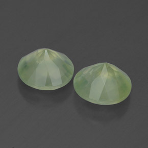  ct natürliche grüner Prehnit-Edelsteine, Transparent, Transparent / Lichtdurchlässig
