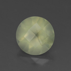 1,92 ctw natürlicher grüner Prehnit, Transparent, Transparent / Lichtdurchlässig