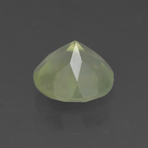 1,92 ctw natürlicher grüner Prehnit, Transparent, Transparent / Lichtdurchlässig