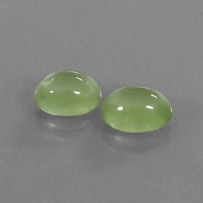  ct natürliche grüner Prehnit-Edelsteine, Transparent, Transparent / Lichtdurchlässig