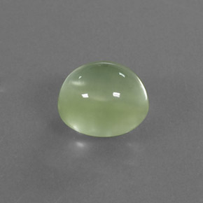 4,13 ctw natürlicher grüner Prehnit, Transparent, Transparent / Lichtdurchlässig