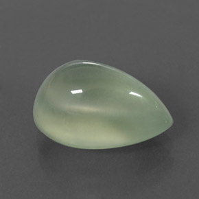 4,38 ctw natürlicher grüner Prehnit, Transparent, Transparent / Lichtdurchlässig