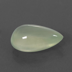 3,38 ctw natürlicher grüner Prehnit, Transparent, Transparent / Lichtdurchlässig