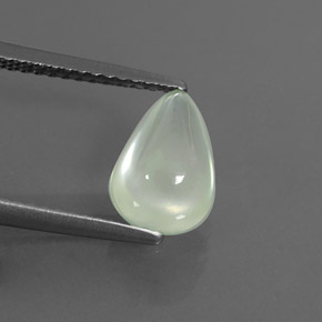 2,08 ctw natürlicher grüner Prehnit, Transparent, Transparent / Lichtdurchlässig