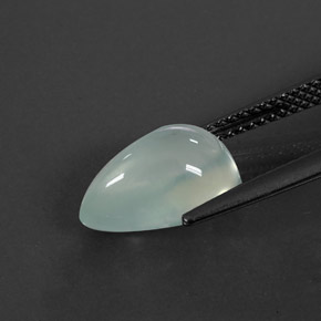 3,84 ctw natürlicher grüner Prehnit, Transparent, Transparent / Lichtdurchlässig
