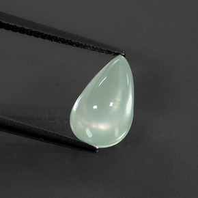2,81 ctw natürlicher grüner Prehnit, Transparent, Transparent / Lichtdurchlässig