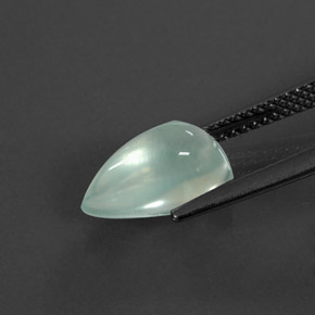 2,81 ctw natürlicher grüner Prehnit, Transparent, Transparent / Lichtdurchlässig
