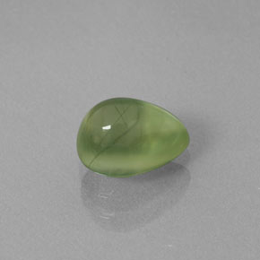 1,31 ctw natürlicher grüner Prehnit, Transparent, Transparent / Lichtdurchlässig