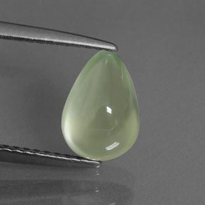 1,81 ctw natürlicher grüner Prehnit, Transparent, Transparent / Lichtdurchlässig