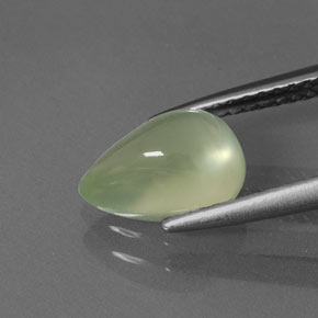 1,81 ctw natürlicher grüner Prehnit, Transparent, Transparent / Lichtdurchlässig