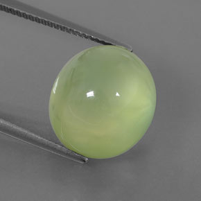 15,68 ctw natürlicher grüner Prehnit, Transparent, Transparent / Lichtdurchlässig