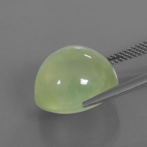15,68 ctw natürlicher grüner Prehnit, Transparent, Transparent / Lichtdurchlässig