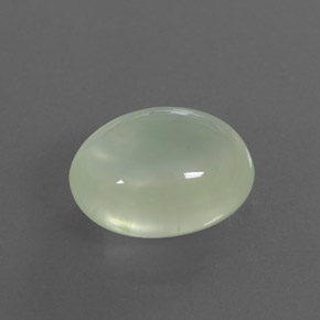 8,89 ctw natürlicher grüner Prehnit, Transparent, Transparent / Lichtdurchlässig