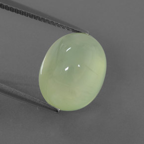 8,99 ctw natürlicher grüner Prehnit, Transparent, Transparent / Lichtdurchlässig