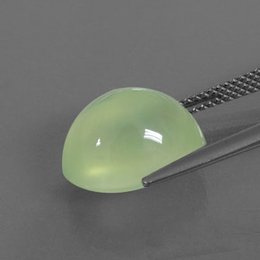 8,99 ctw natürlicher grüner Prehnit, Transparent, Transparent / Lichtdurchlässig