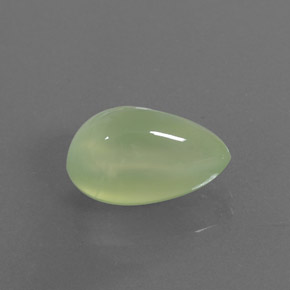 5,93 ctw natürlicher grüner Prehnit, Transparent, Transparent / Lichtdurchlässig