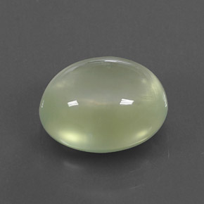 4,97 ctw natürlicher grüner Prehnit, Transparent, Transparent / Lichtdurchlässig