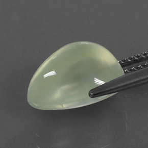 4,75 ctw natürlicher grüner Prehnit, Transparent, Transparent / Lichtdurchlässig