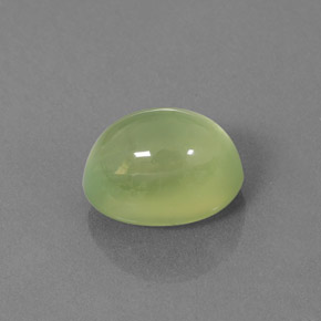4,46 ctw natürlicher grüner Prehnit, Transparent, Transparent / Lichtdurchlässig