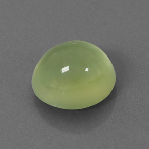 2,28 ctw natürlicher grüner Prehnit, Transparent, Transparent / Lichtdurchlässig