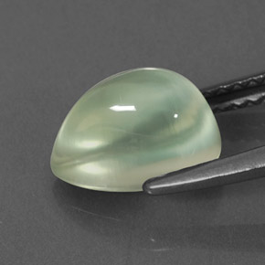 2,35 ctw natürlicher grüner Prehnit, Transparent, Transparent / Lichtdurchlässig