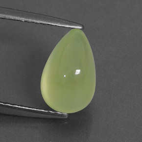 2,38 ctw natürlicher grüner Prehnit, Transparent, Transparent / Lichtdurchlässig