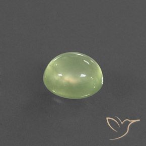 9,17 ctw natürlicher Lime Green  Prehnit, Oval, Transparent / Lichtdurchlässig