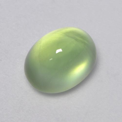 2,74 ctw natürlicher grüner Prehnit, Oval Schliff, Transparent