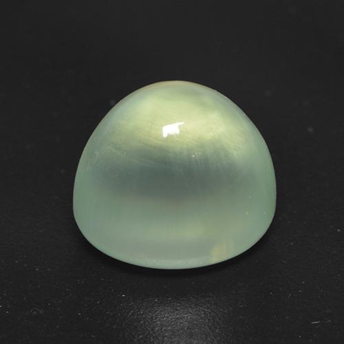2,08 ctw natürlicher grüner Prehnit, Oval Schliff, Transparent