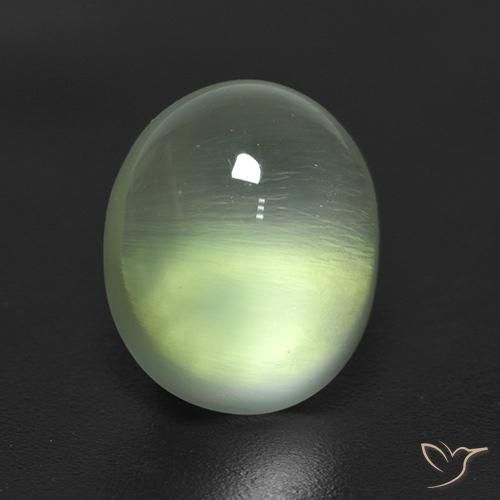 2.72ct Natürlicher Yellow Green  Prehnit, Oval, Transparent