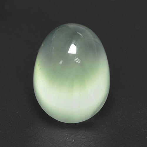 2,70 ctw natürlicher grüner Prehnit, Oval Schliff, Transparent