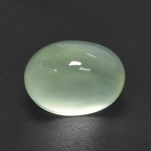 2,70 ctw natürlicher grüner Prehnit, Oval Schliff, Transparent