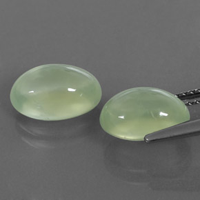  ct natürliche grüner Prehnit-Edelsteine, Transparent, Transparent / Lichtdurchlässig