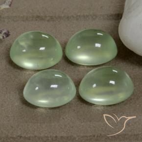 7.69 ct natürliche Yellow Green  Prehnit-Edelsteine, Oval, Transparent