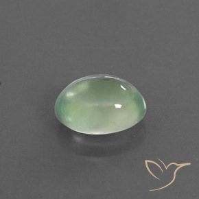 9,17 ctw natürlicher Sehr helles Salbeigrün Prehnit, Oval, Transparent / Lichtdurchlässig