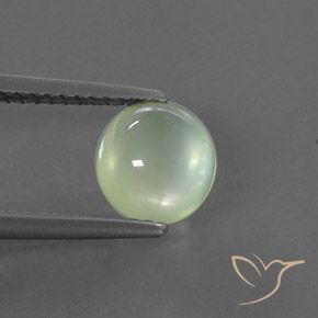 1.86ct Natürlicher Yellow Green  Prehnit, Oval, Transparent / Lichtdurchlässig