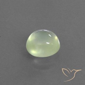 9,17 ctw natürlicher Yellow Green  Prehnit, Oval, Transparent / Lichtdurchlässig