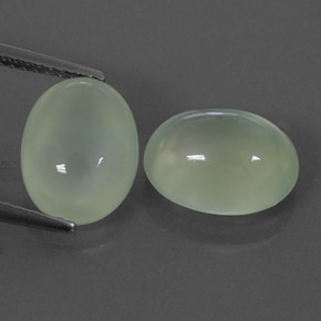  ct natürliche grüner Prehnit-Edelsteine, Transparent, Transparent / Lichtdurchlässig