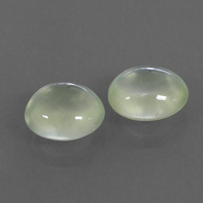  ct natürliche grüner Prehnit-Edelsteine, Transparent, Transparent / Lichtdurchlässig