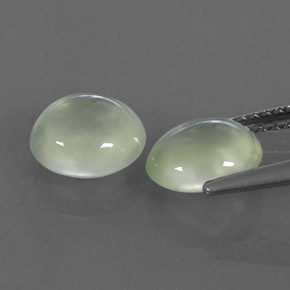  ct natürliche grüner Prehnit-Edelsteine, Transparent, Transparent / Lichtdurchlässig