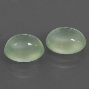  ct natürliche grüner Prehnit-Edelsteine, Transparent, Transparent / Lichtdurchlässig
