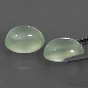  ct natürliche grüner Prehnit-Edelsteine, Transparent, Transparent / Lichtdurchlässig