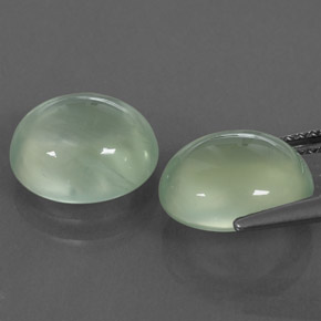  ct natürliche grüner Prehnit-Edelsteine, Transparent, Transparent / Lichtdurchlässig