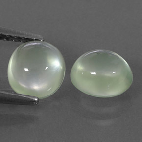  ct natürliche grüner Prehnit-Edelsteine, Transparent, Transparent / Lichtdurchlässig