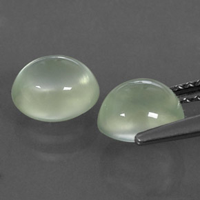  ct natürliche grüner Prehnit-Edelsteine, Transparent, Transparent / Lichtdurchlässig