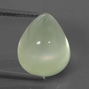 9,95 ctw natürlicher grüner Prehnit, Transparent, Transparent / Lichtdurchlässig