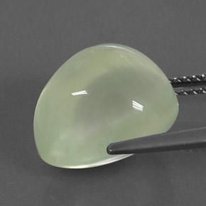 9,95 ctw natürlicher grüner Prehnit, Transparent, Transparent / Lichtdurchlässig